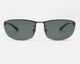 mó WOODS SUN, gun metal/green, large