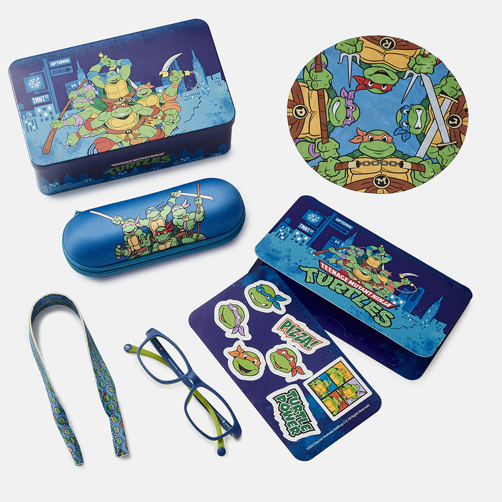 X TARTARUGAS NINJA COWABUNGA, blue/green, large image number 2