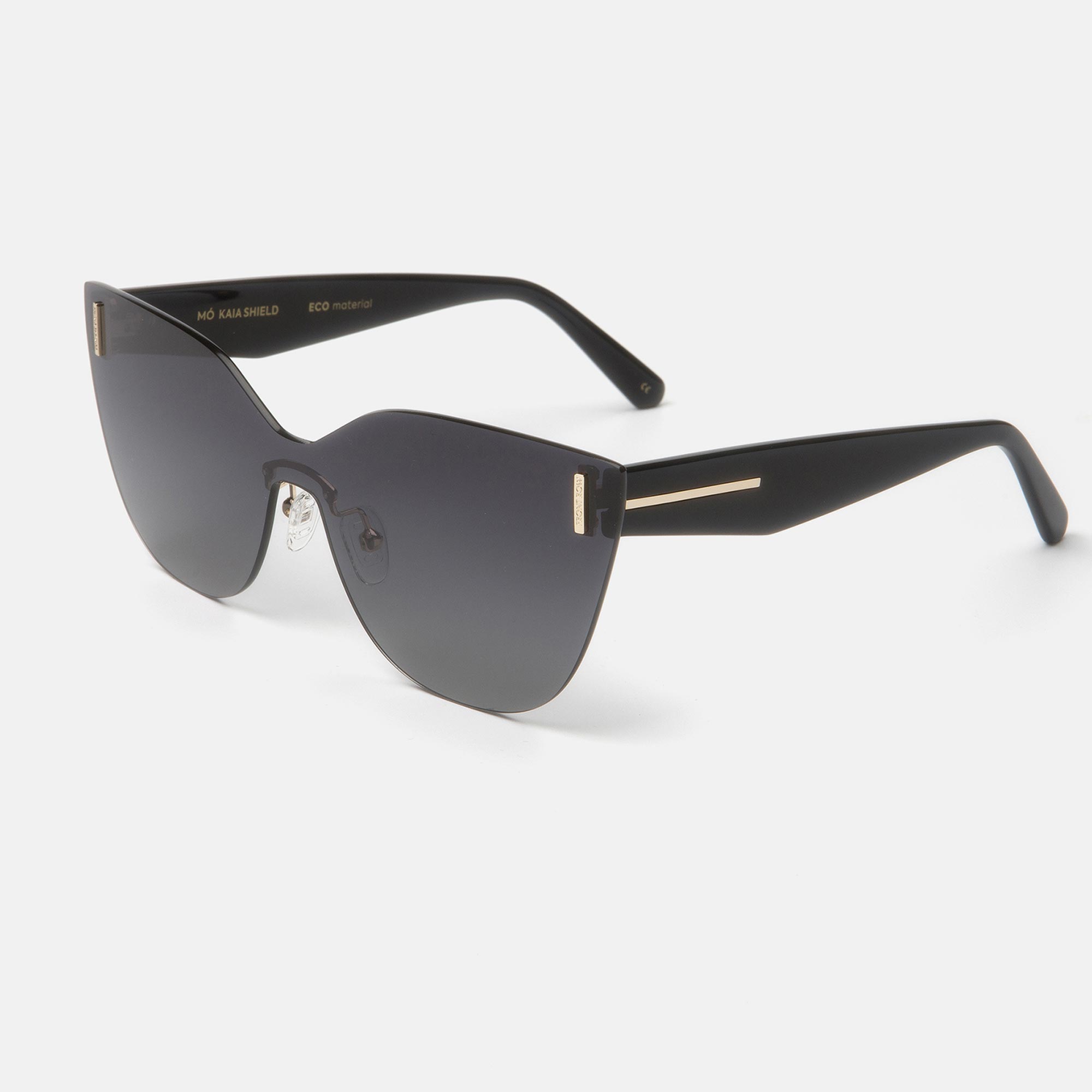 mó FRONT ROW KAIA SHIELD SUN, black, large image number 1