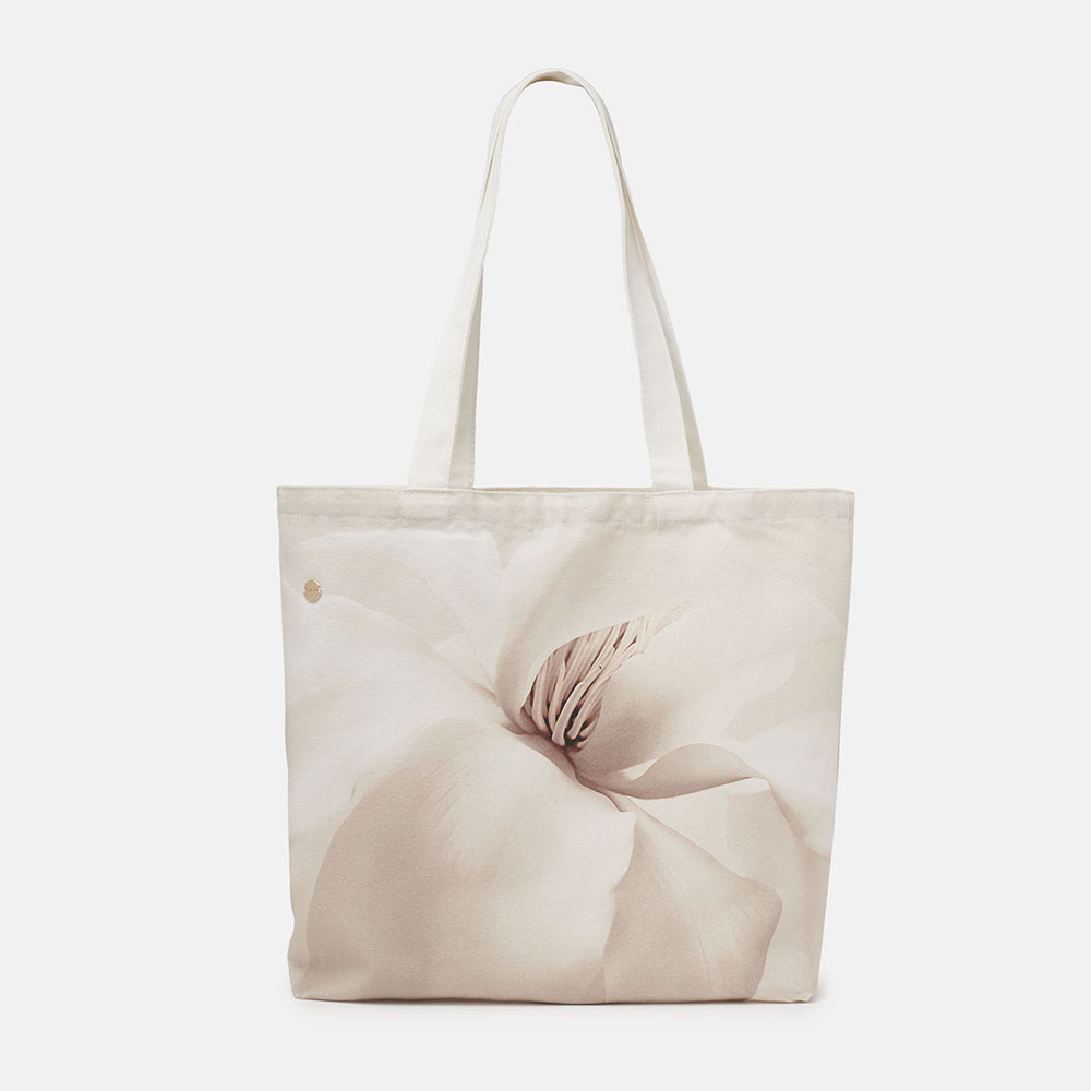 TOTE BAG FLOR BEIGE BOUQUET,, large image number 0